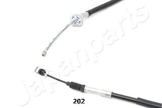 Cable de freno de mano trasero derecho BC202 Japan Parts
