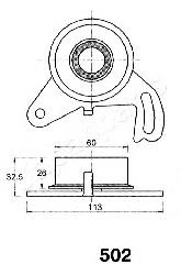 BE-502 Japan Parts rodillo, cadena de distribución