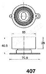 BE407 Japan Parts rodillo, cadena de distribución