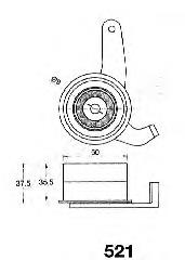 Rodillo, cadena de distribución BE521 Japan Parts