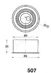 BE507 Japan Parts rodillo, cadena de distribución