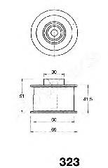 BE323 Japan Parts rodillo intermedio de correa dentada