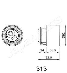 Tensor de la correa de distribución Japan Parts BE313 precio, desde 45,98 EUR