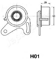 BEH01 Japan Parts rodillo, cadena de distribución