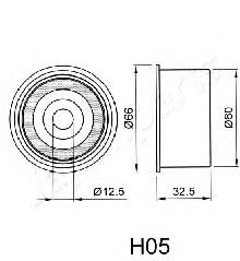 BEH05 Japan Parts rodillo, cadena de distribución