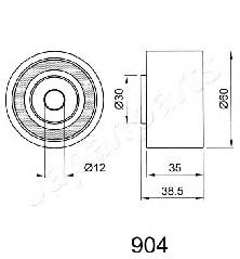 Rodillo tensor cadena BE904 Japan Parts