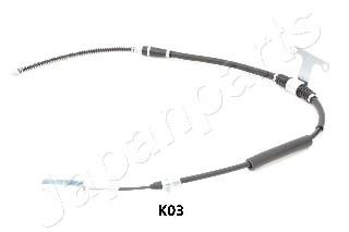 Cable de freno de mano trasero izquierdo Japan Parts BCK03