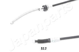 BC512 Japan Parts cable de freno de mano trasero izquierdo