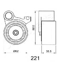 BE-221 Japan Parts rodillo, cadena de distribución