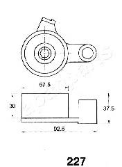 BE-227 Japan Parts rodillo, cadena de distribución