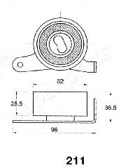 Rodillo, cadena de distribución BE211 Japan Parts