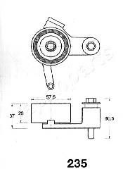 BE235 Japan Parts rodillo, cadena de distribución