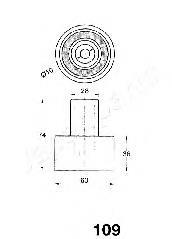 Rodillo intermedio de correa dentada BE109 Japan Parts