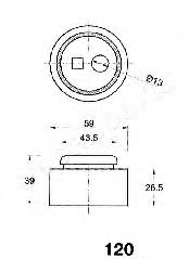 BE-120 Japan Parts rodillo, cadena de distribución