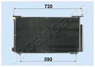 CND193013 Japan Parts condensador aire acondicionado