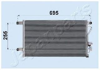 CND163018 Japan Parts condensador aire acondicionado