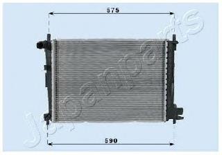 RDA053066 Japan Parts radiador refrigeración del motor