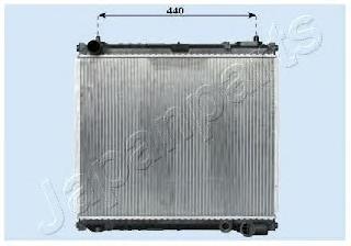 RDA142007 Japan Parts radiador refrigeración del motor