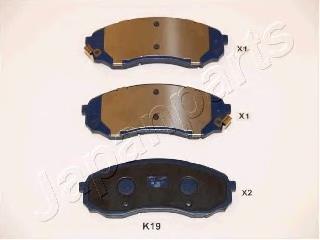 PAK19AF Japan Parts Pastillas delanteras