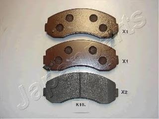 PAK18AF Japan Parts Pastillas delanteras