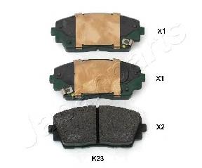 Pastillas freno delanteras Japan Parts PAK23AF precio, desde 42,50 EUR