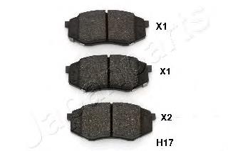 PAH17AF Japan Parts Pastillas delanteras