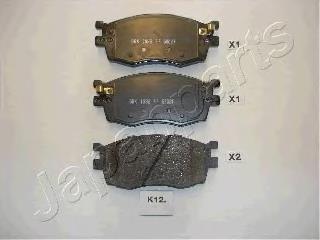 Pastillas de freno PAK12AF Japan Parts