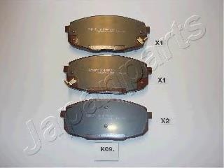 PAK09AF Japan Parts Pastillas delanteras
