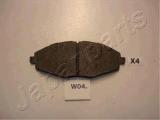 Pastillas de freno delanteras Japan Parts PAW04AF