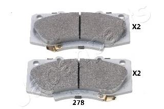 Pastillas de freno PA278AF Japan Parts