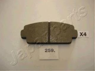 Pastillas de freno delanteras PA259AF Japan Parts