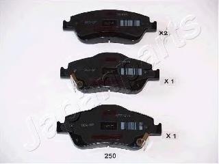 Comprar PA250AF Japan Parts Pastillas delanteras de freno