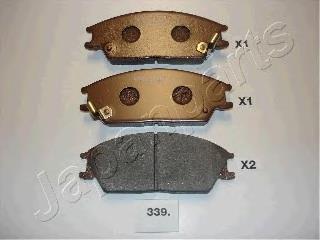 Comprar PA339AF Japan Parts Pastillas delanteras de freno