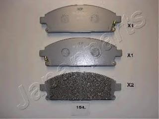 PA154AF Japan Parts Pastillas delanteras