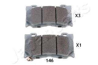 Comprar PA146AF Japan Parts Pastillas delanteras de freno