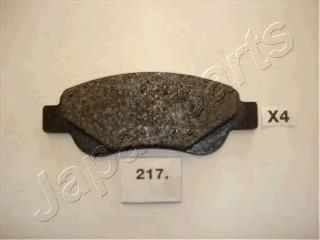 Pastillas de freno delanteras Japan Parts PA217AF