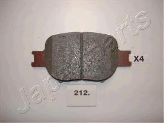 Pastillas de freno delanteras Japan Parts PA212AF