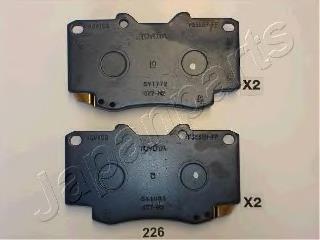 PA-226AF Japan Parts pastillas de freno delanteras