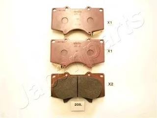 Pastillas freno delanteras Japan Parts PA205AF precio, desde 26,71 EUR
