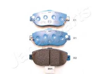 Comprar PA207AF Japan Parts Pastillas delanteras de freno