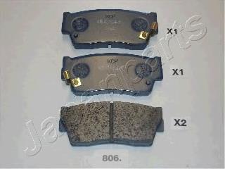 Pastillas de freno delanteras Japan Parts PA806AF