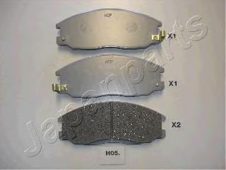 Pastillas de freno delanteras Japan Parts PAH05AF
