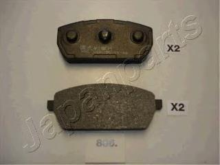 PA886AF Japan Parts pastillas de freno delanteras