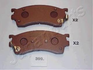 PA399AF Japan Parts Pastillas delanteras