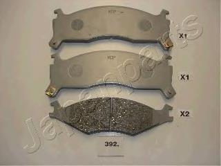 Pastillas de freno delanteras Japan Parts PA392AF