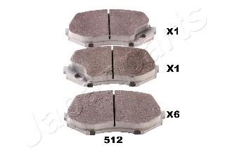 Comprar PA512AF Japan Parts Pastillas delanteras de freno