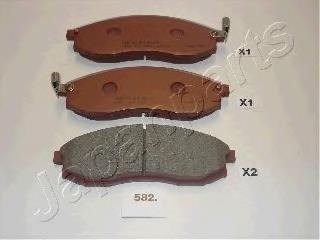 PA582AF Japan Parts Pastillas delanteras