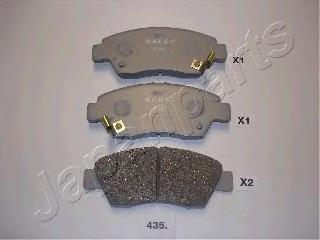 PA-435AF Japan Parts pastillas de freno delanteras