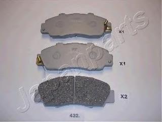 PA432AF Japan Parts Pastillas delanteras