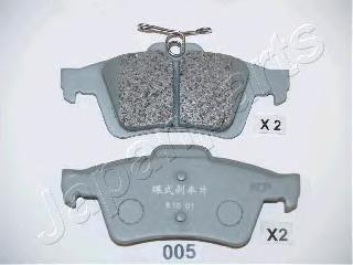 PP-005AF Japan Parts pastillas de freno traseras